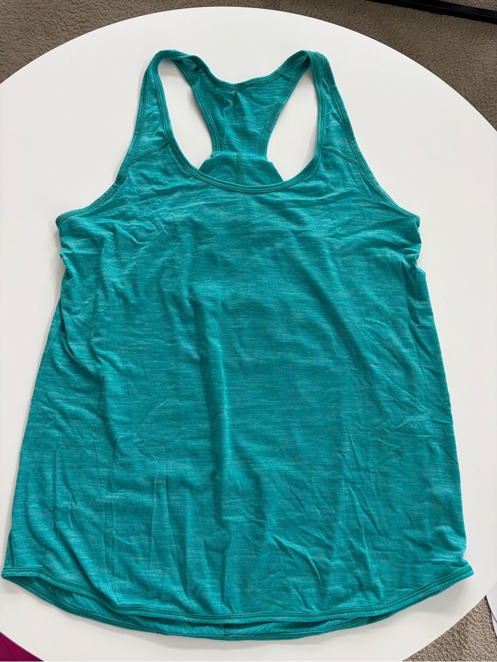 Lululemon - Essential Tank - Teal - Size 6